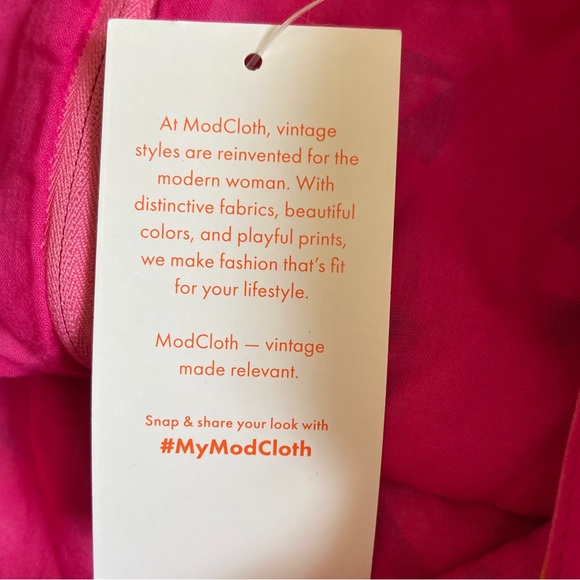 ModCloth umbrella print dress w/cut-out back - Size 12 - NWT - Picture 9 of 12